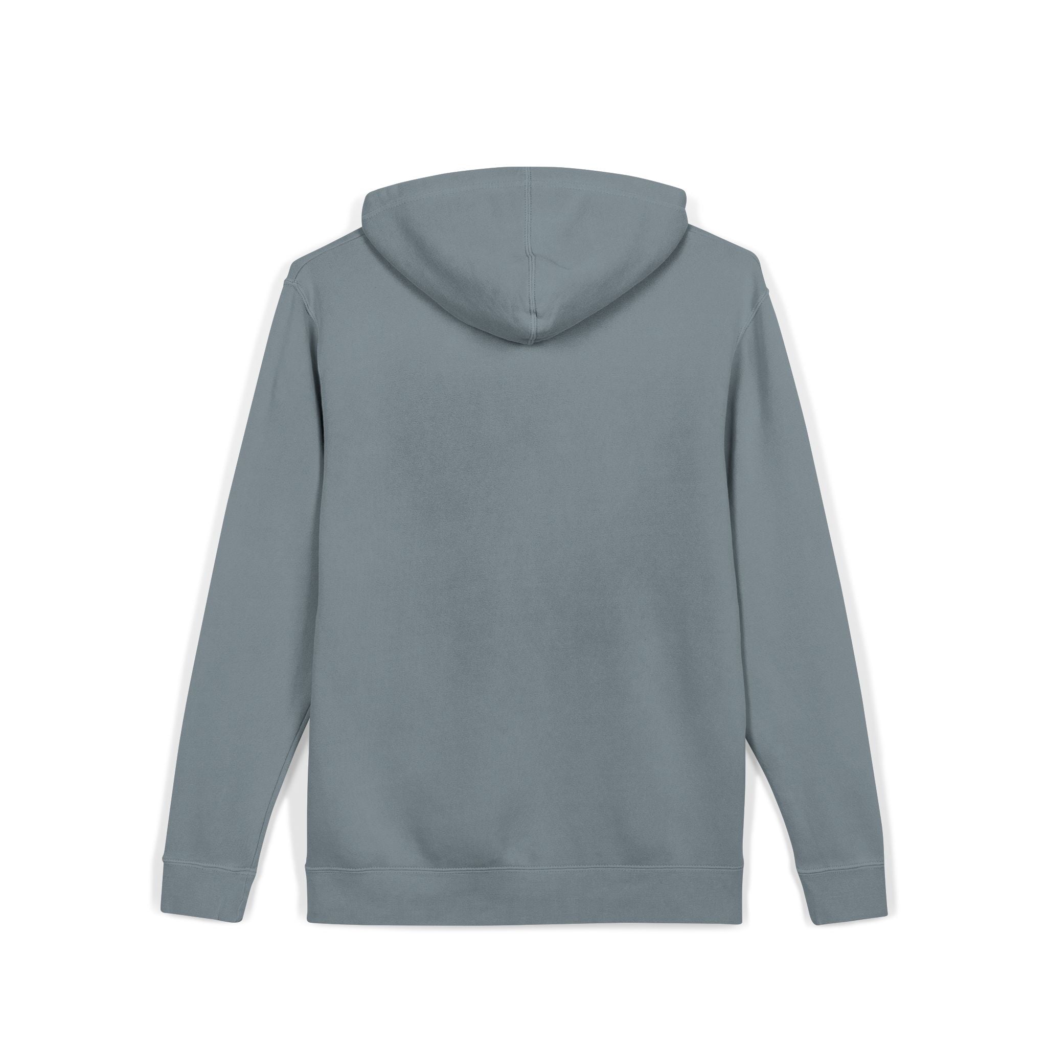 Retro Wave Logo Hoodie — Pigment-Dyed Cozy Pullover