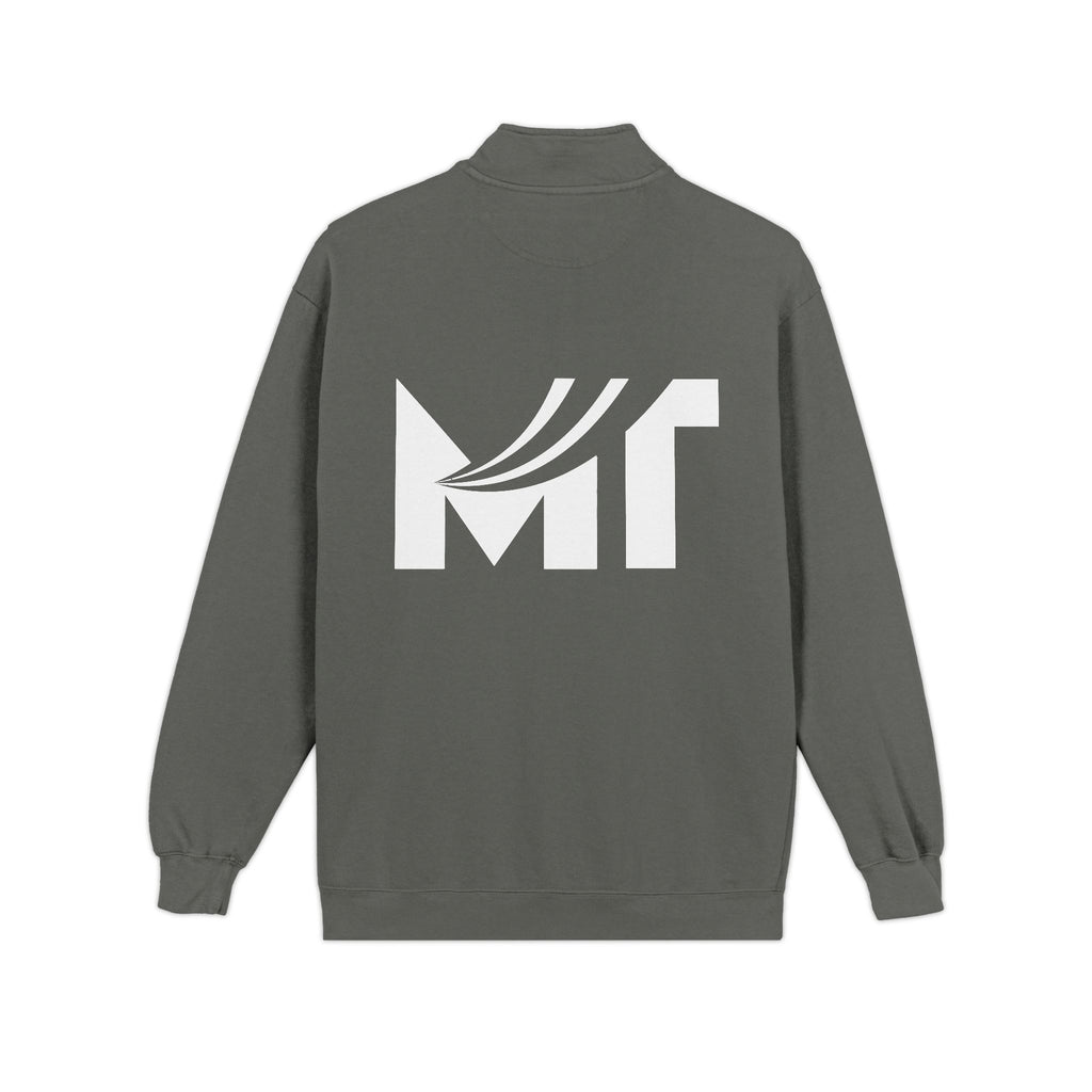 MT Logo Quarter-Zip Sweatshirt — Branded Athletic Pullover