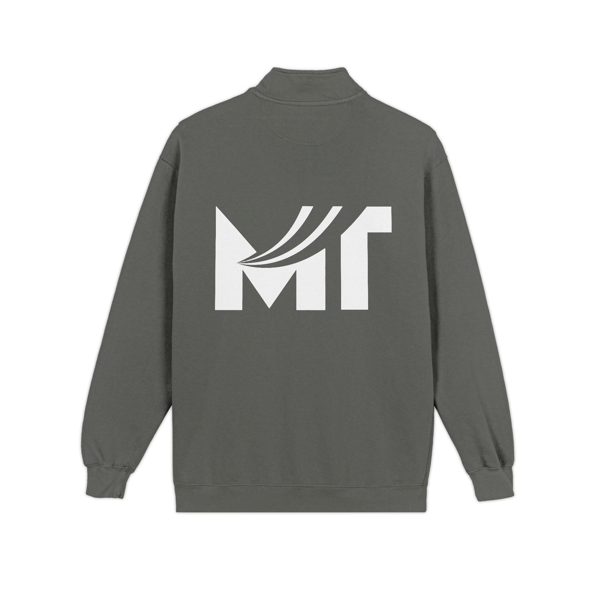 MT Logo Quarter-Zip Sweatshirt — Branded Athletic Pullover