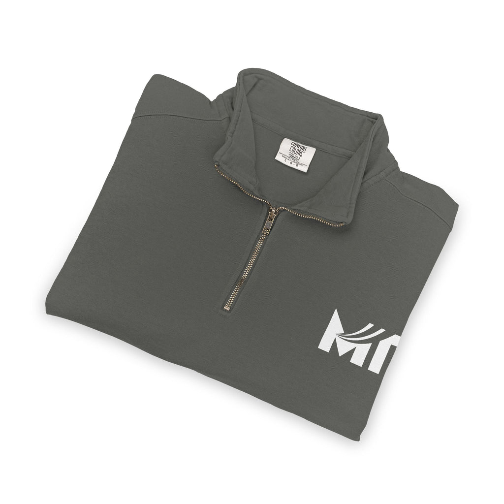 MT Logo Quarter-Zip Sweatshirt — Branded Athletic Pullover