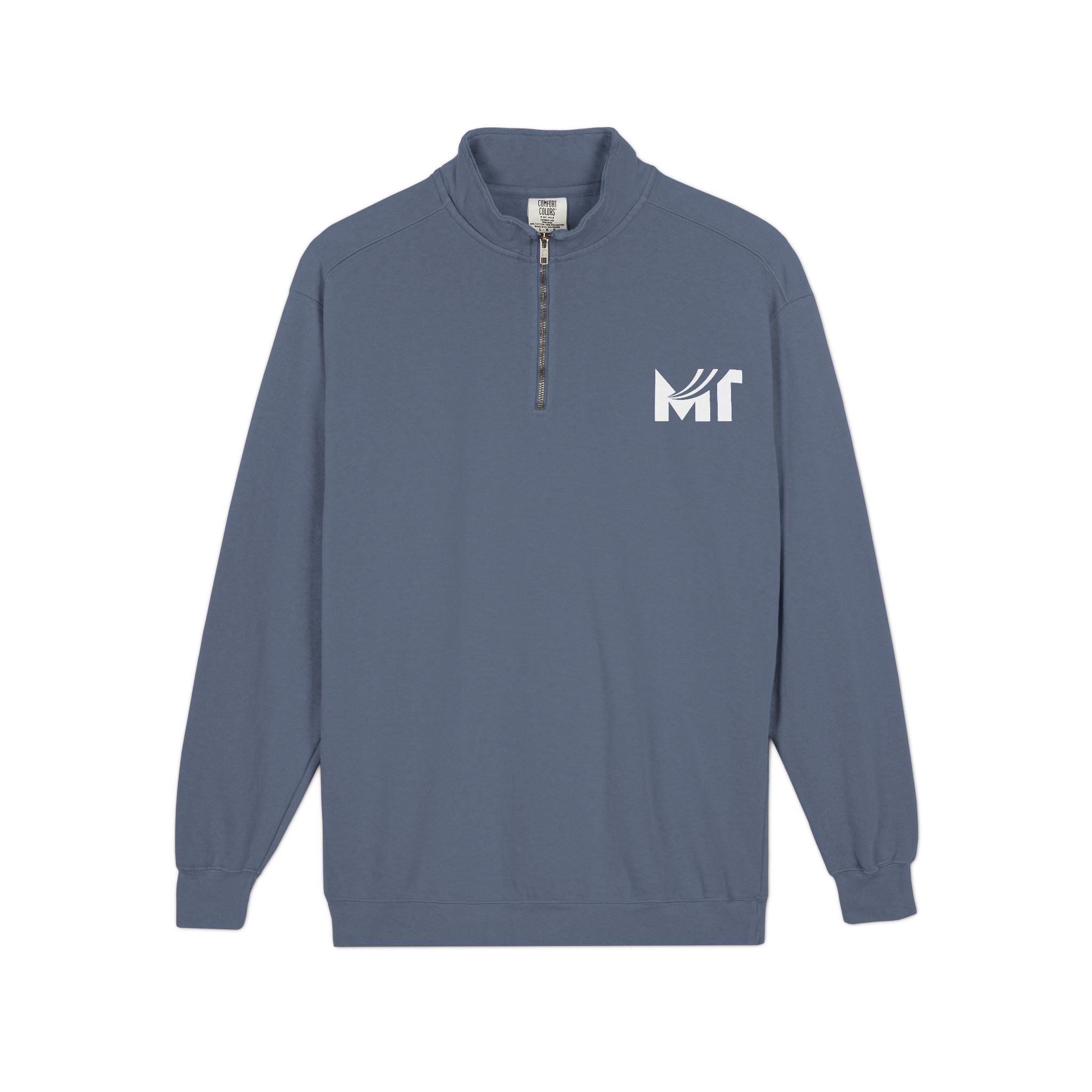 MT Logo Quarter-Zip Sweatshirt — Branded Athletic Pullover