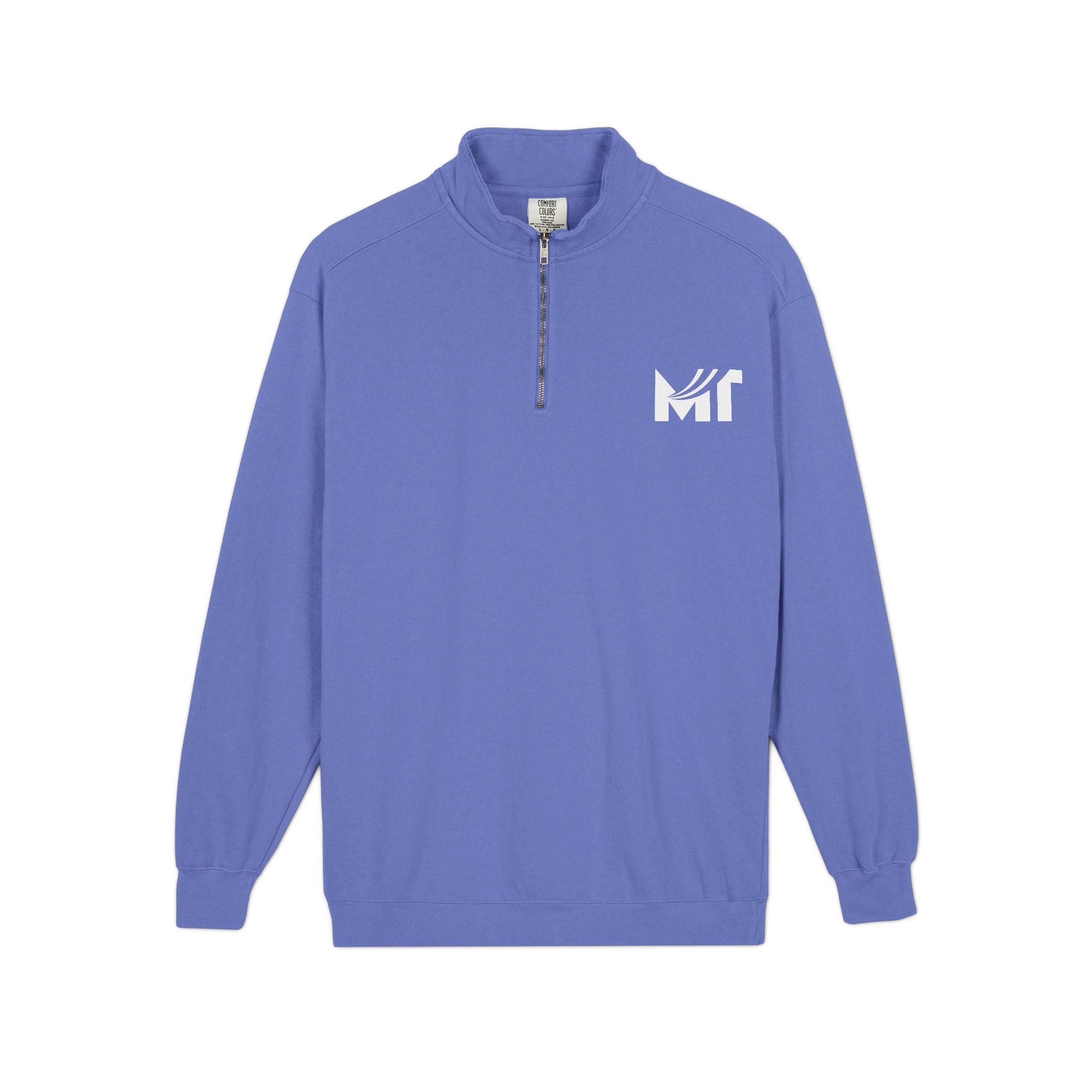 MT Logo Quarter-Zip Sweatshirt — Branded Athletic Pullover