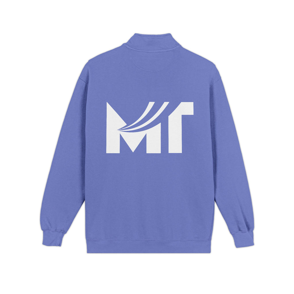 MT Logo Quarter-Zip Sweatshirt — Branded Athletic Pullover