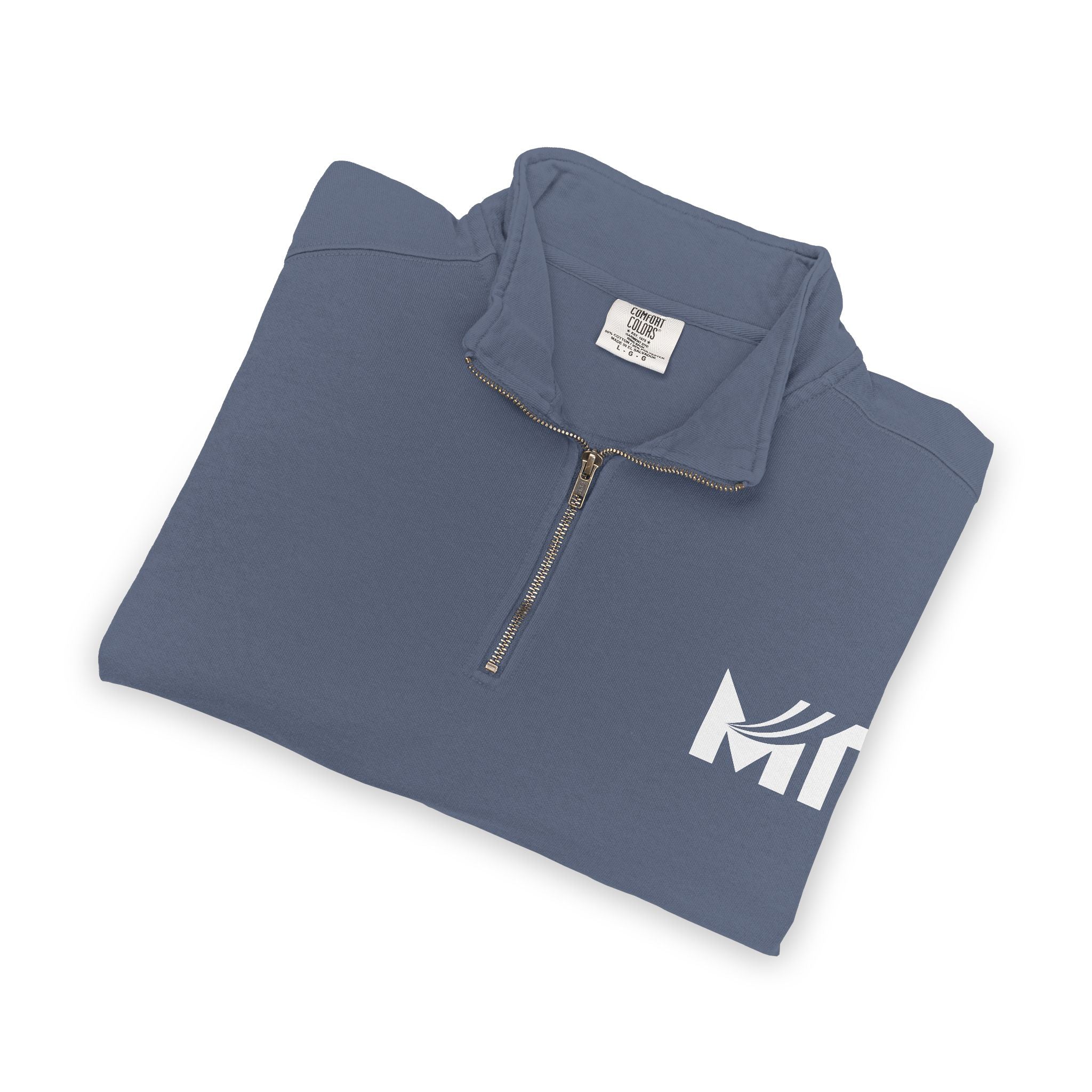 MT Logo Quarter-Zip Sweatshirt — Branded Athletic Pullover