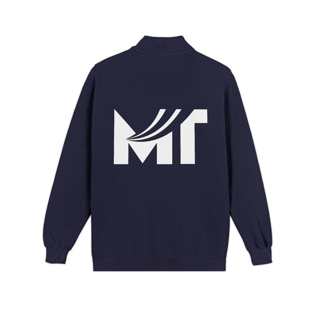 MT Logo Quarter-Zip Sweatshirt — Branded Athletic Pullover