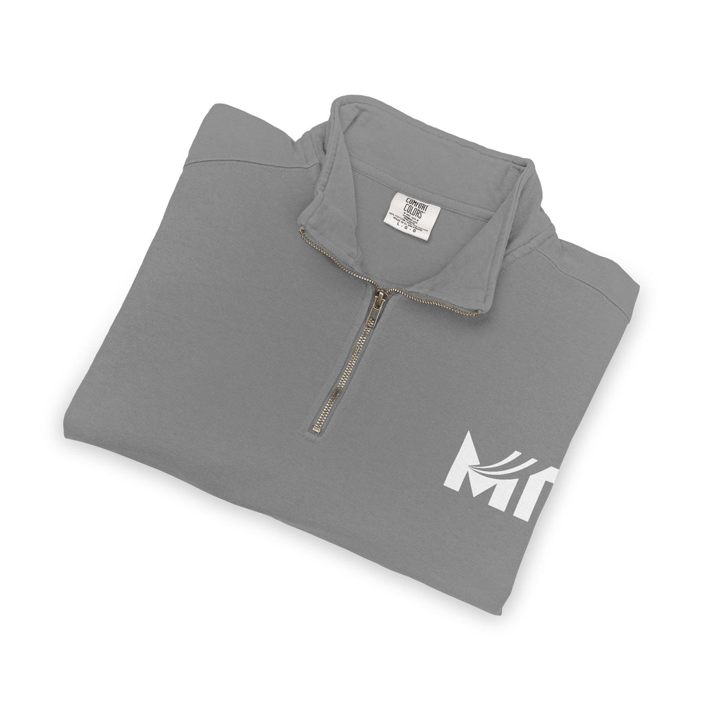 MT Logo Quarter-Zip Sweatshirt — Branded Athletic Pullover