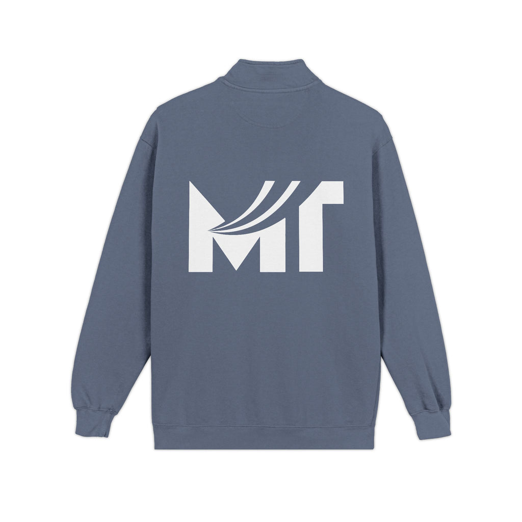 MT Logo Quarter-Zip Sweatshirt — Branded Athletic Pullover