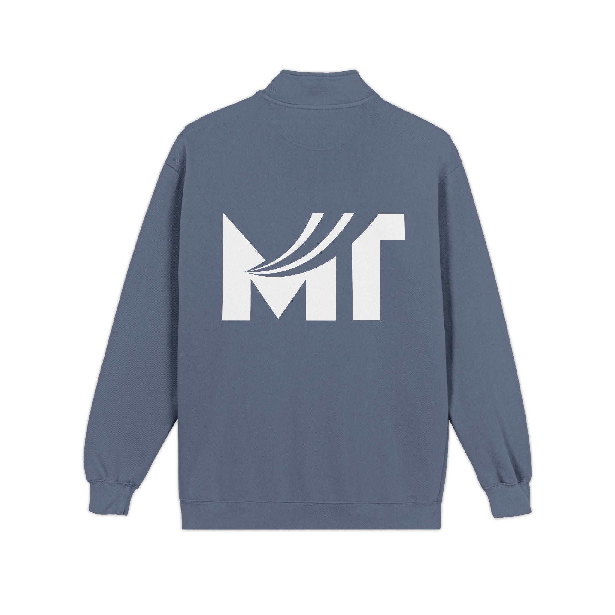 MT Logo Quarter-Zip Sweatshirt — Branded Athletic Pullover