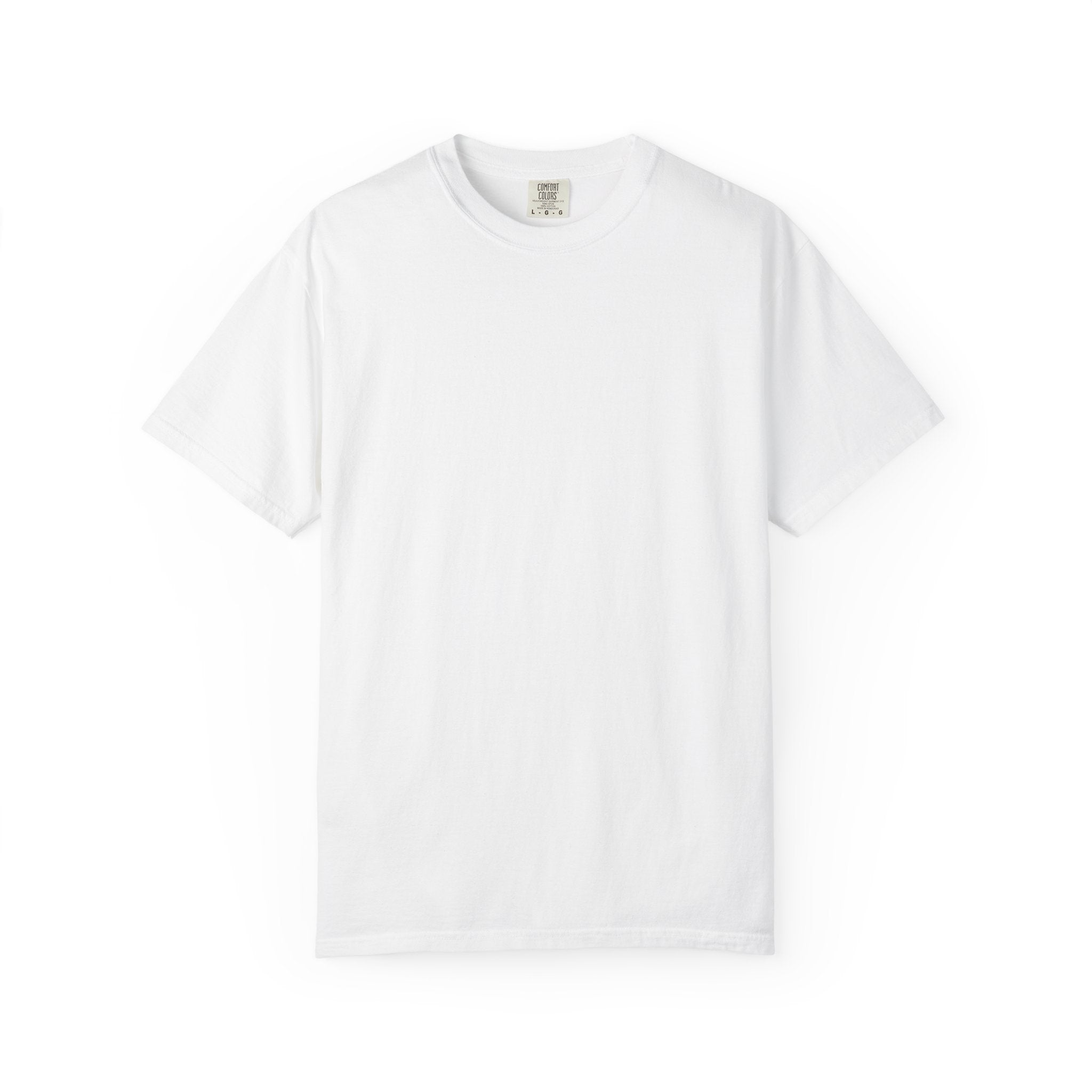 T-Shirt — Plain White Classic Crew Neck Tee