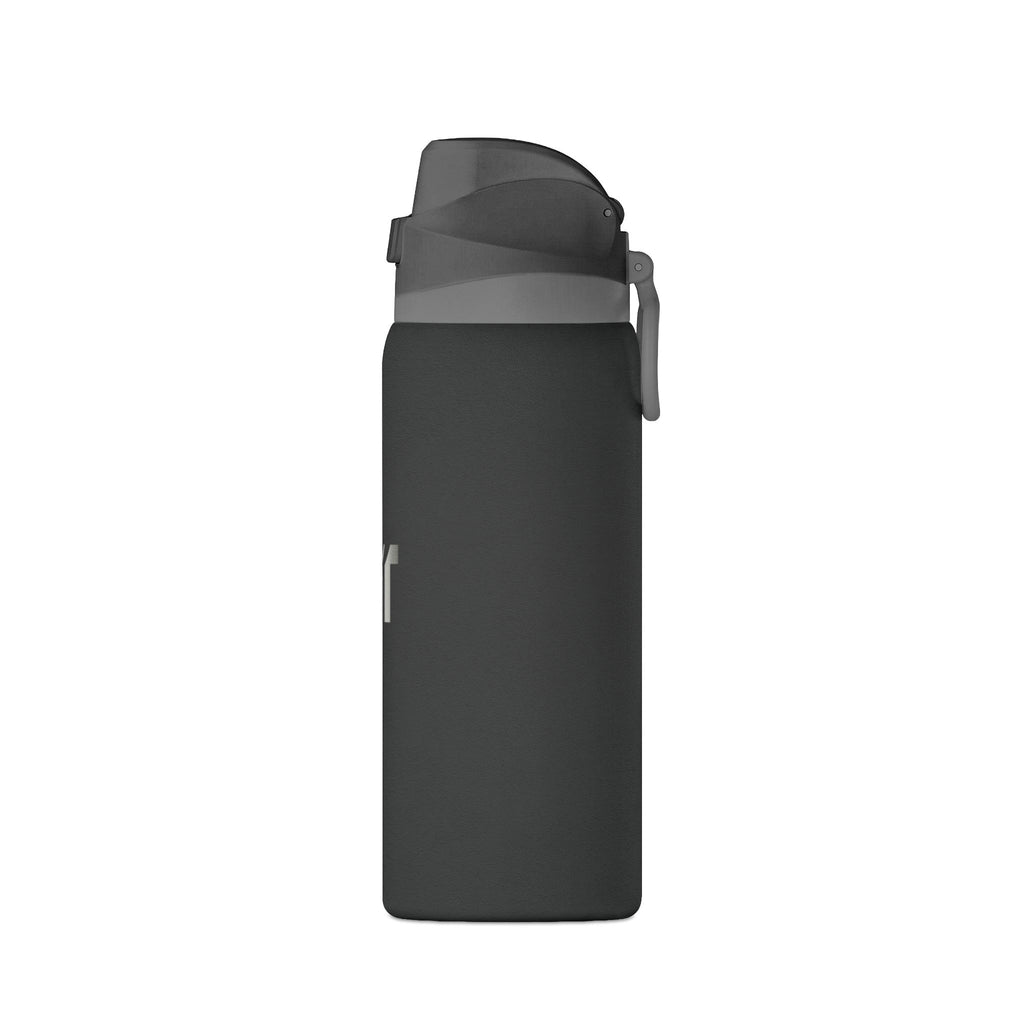 32oz Insulated Water Bottle — Matte Black Oasis, Leak‑Proof Hydration Bottle