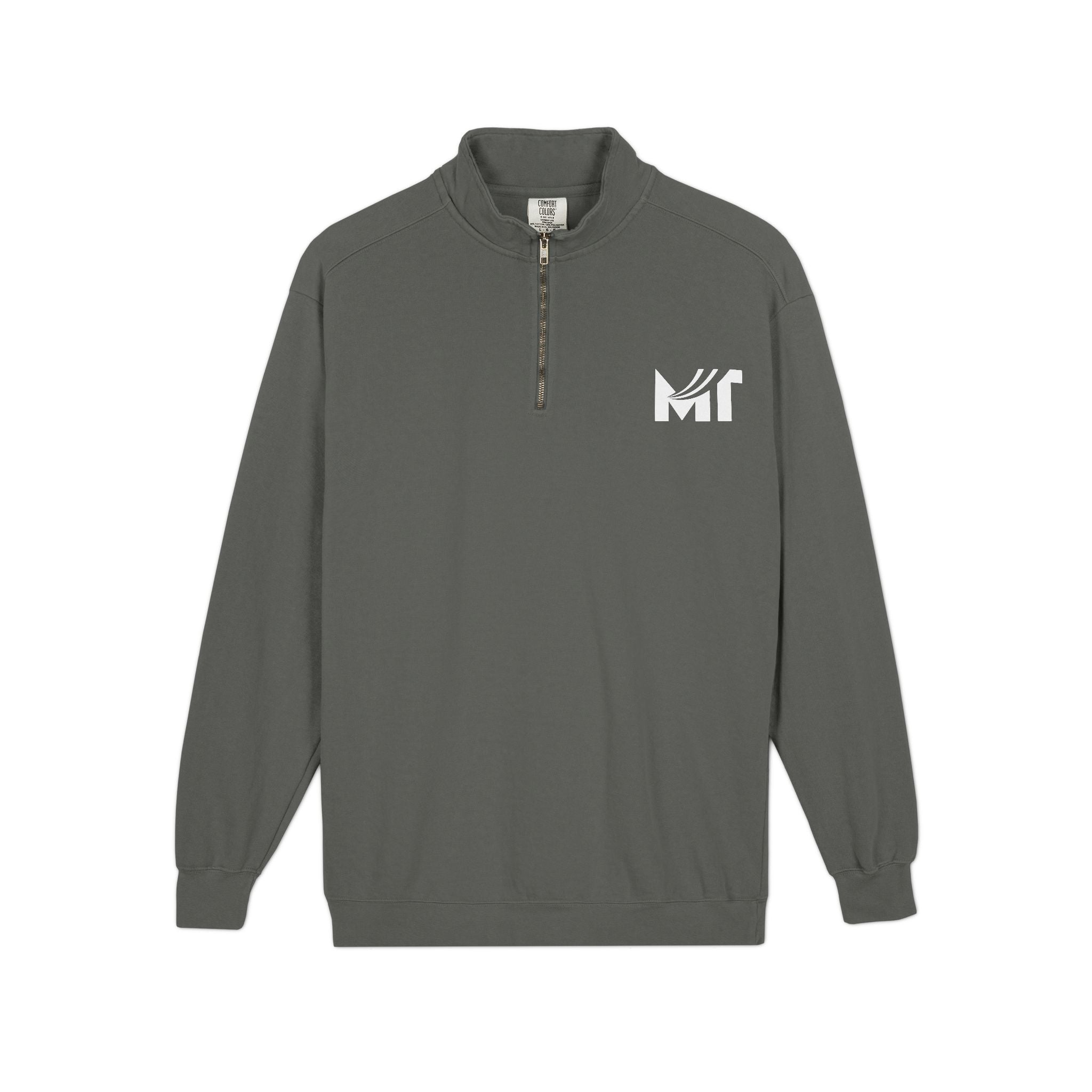 MT Logo Quarter-Zip Sweatshirt — Branded Athletic Pullover