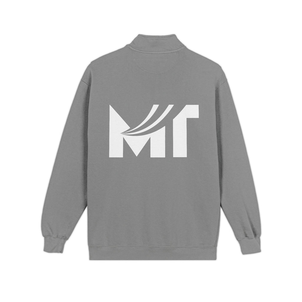 MT Logo Quarter-Zip Sweatshirt — Branded Athletic Pullover