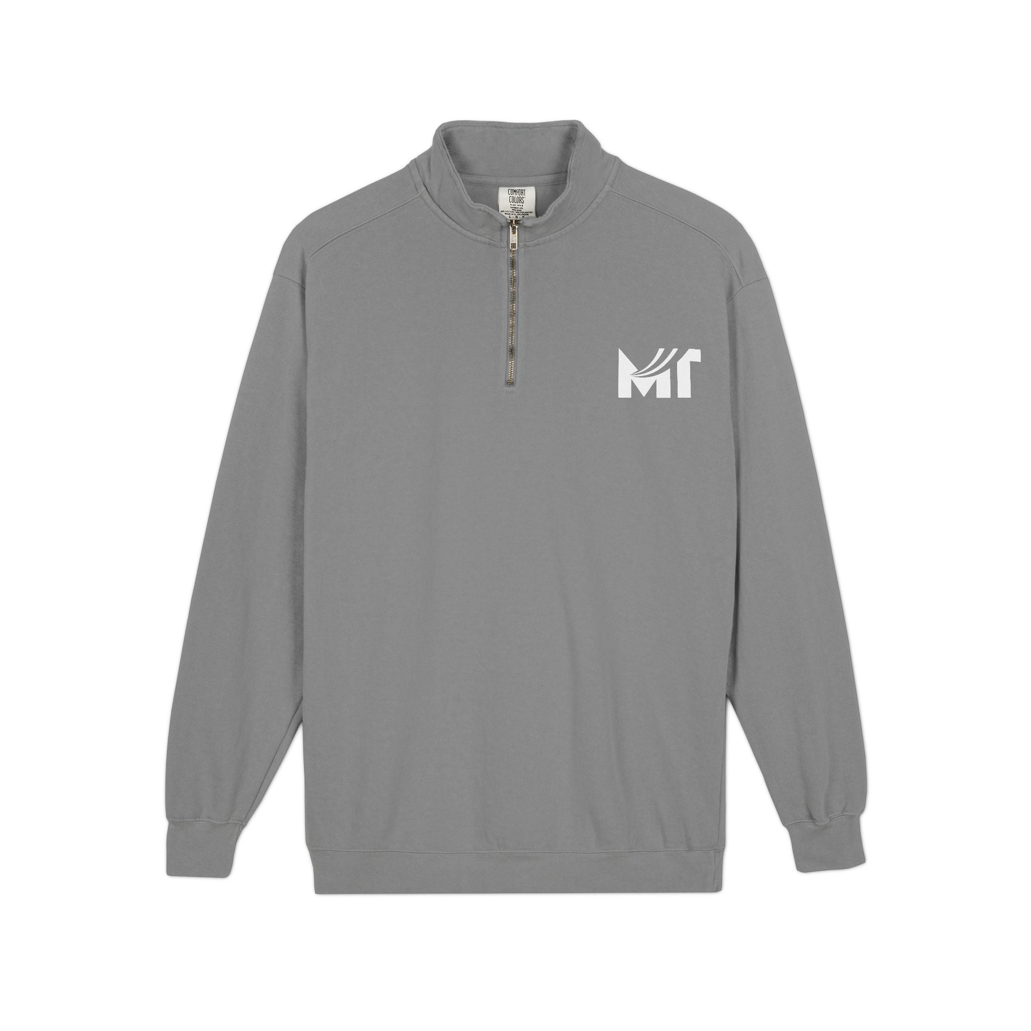 MT Logo Quarter-Zip Sweatshirt — Branded Athletic Pullover
