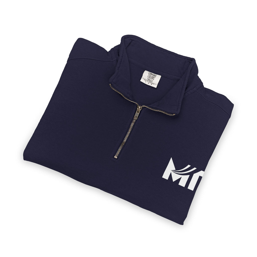 MT Logo Quarter-Zip Sweatshirt — Branded Athletic Pullover