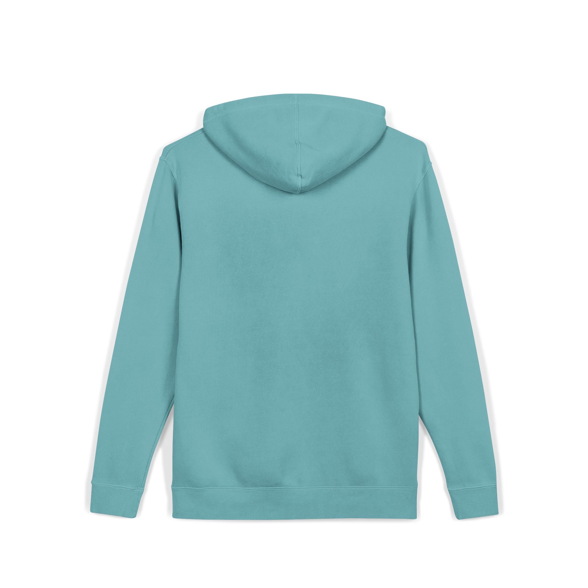Retro Wave Logo Hoodie — Pigment-Dyed Cozy Pullover
