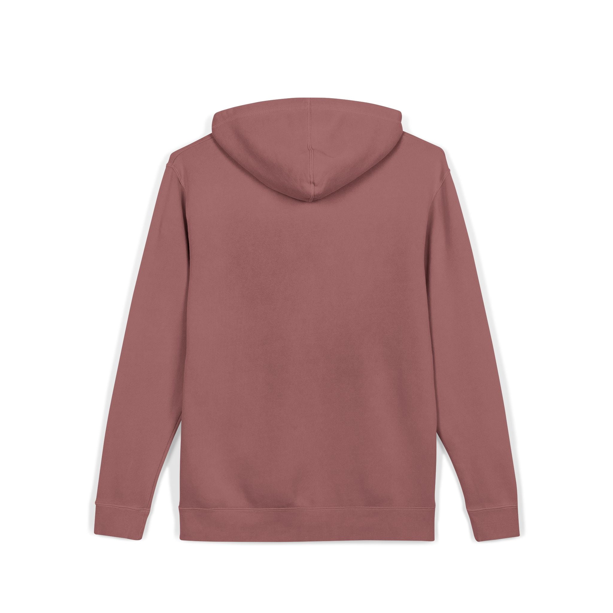 Retro Wave Logo Hoodie — Pigment-Dyed Cozy Pullover