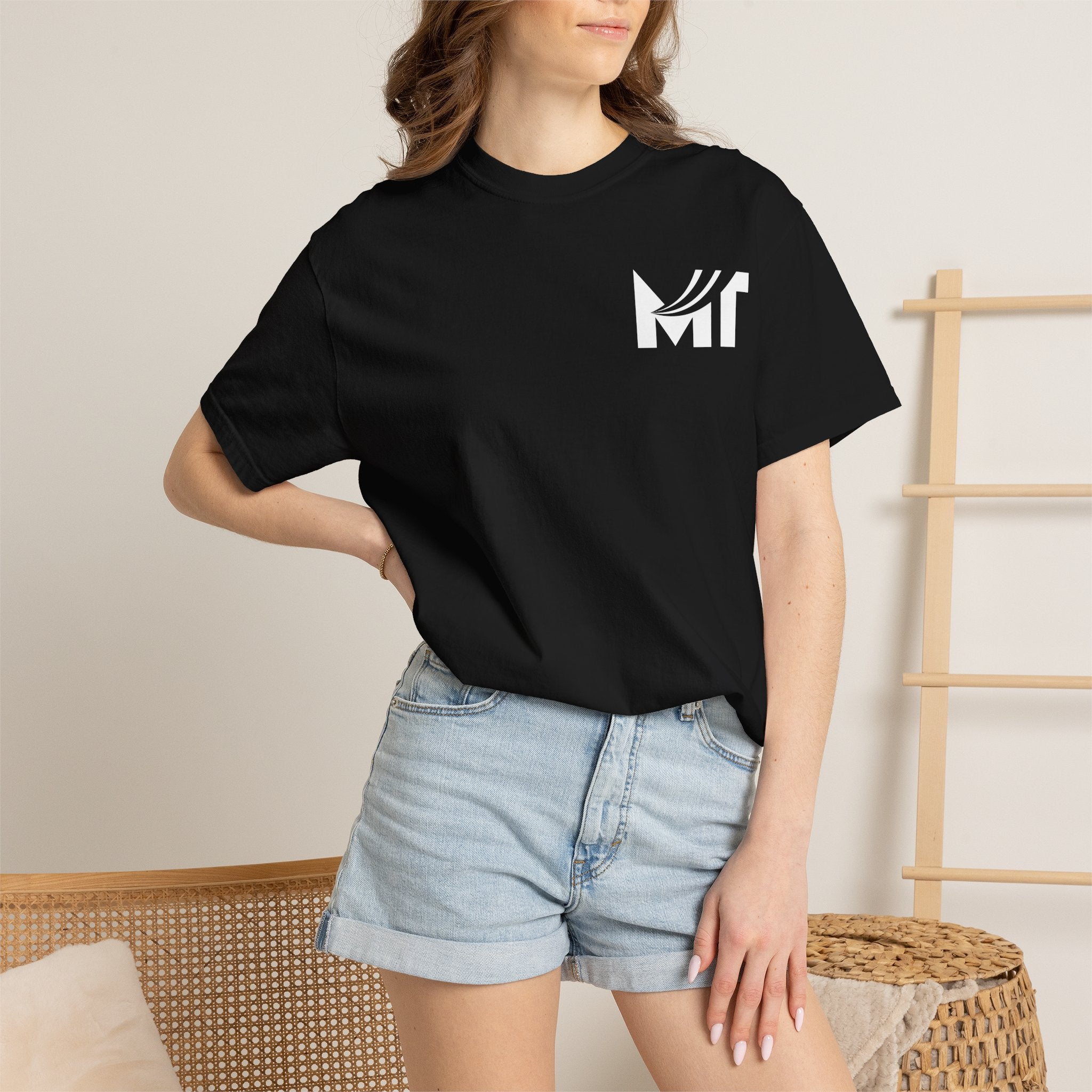 T-Shirt — Plain White Classic Crew Neck Tee