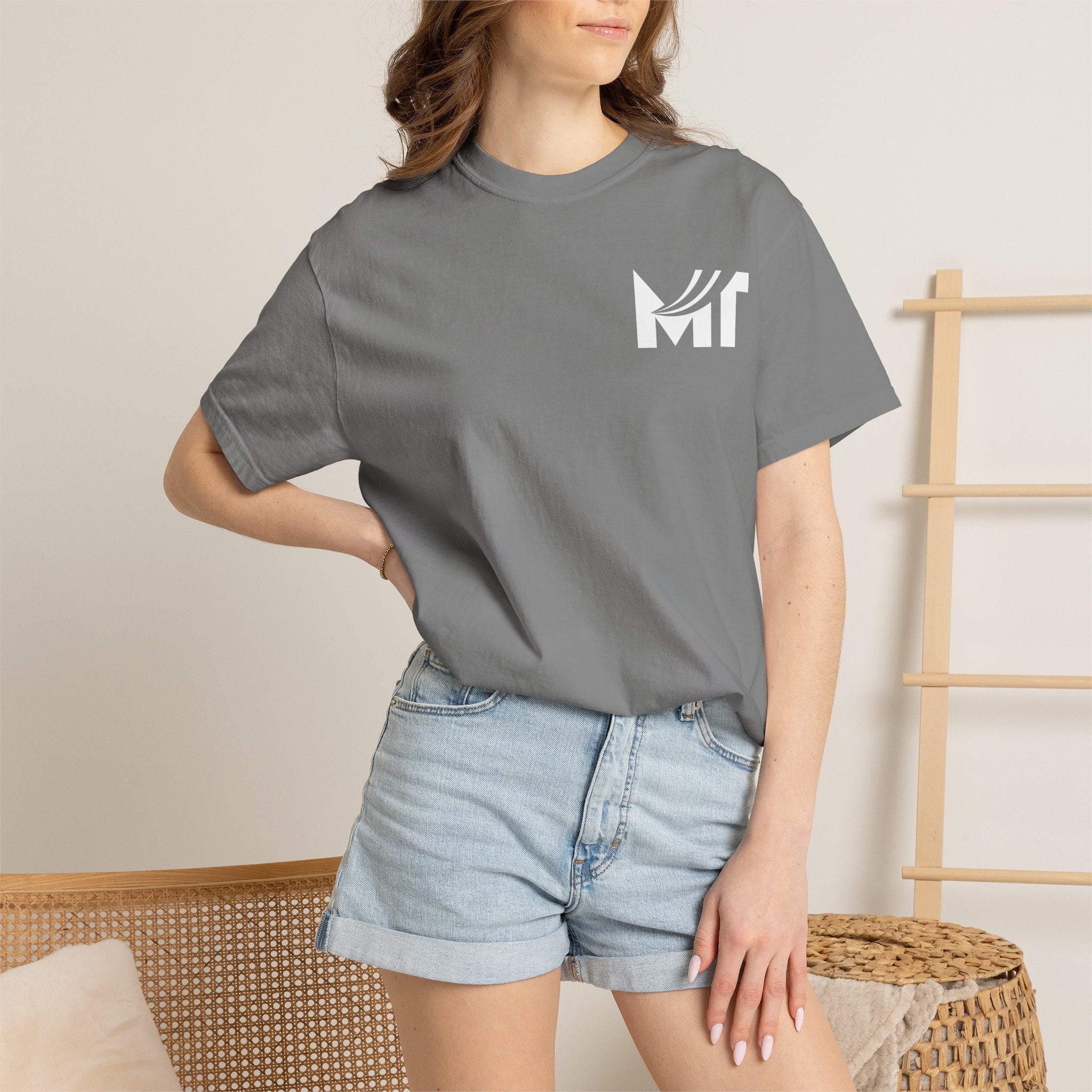 T-Shirt — Plain White Classic Crew Neck Tee