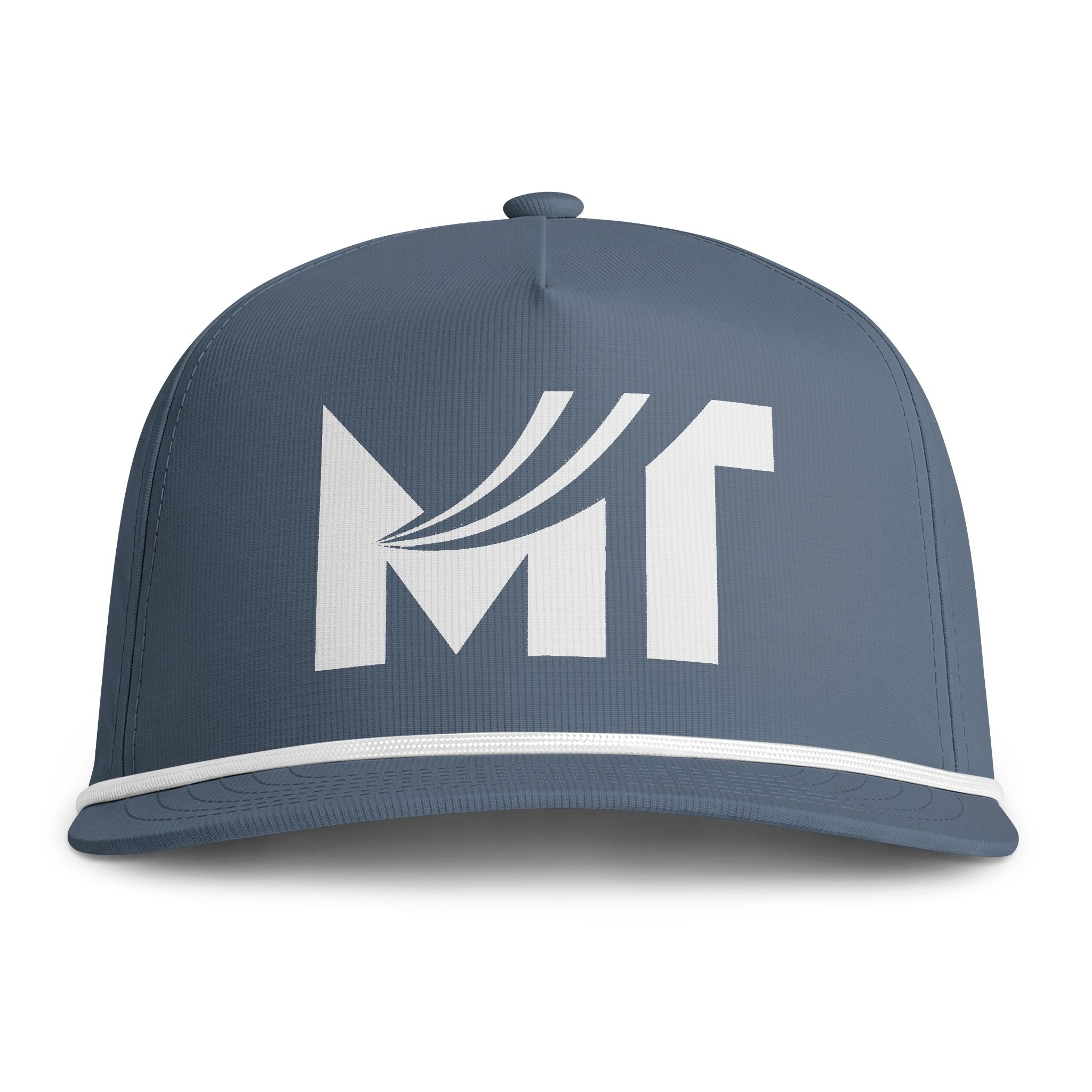 Sunwashed Rope Cap - Retro Washed Trucker Hat with MT Logo